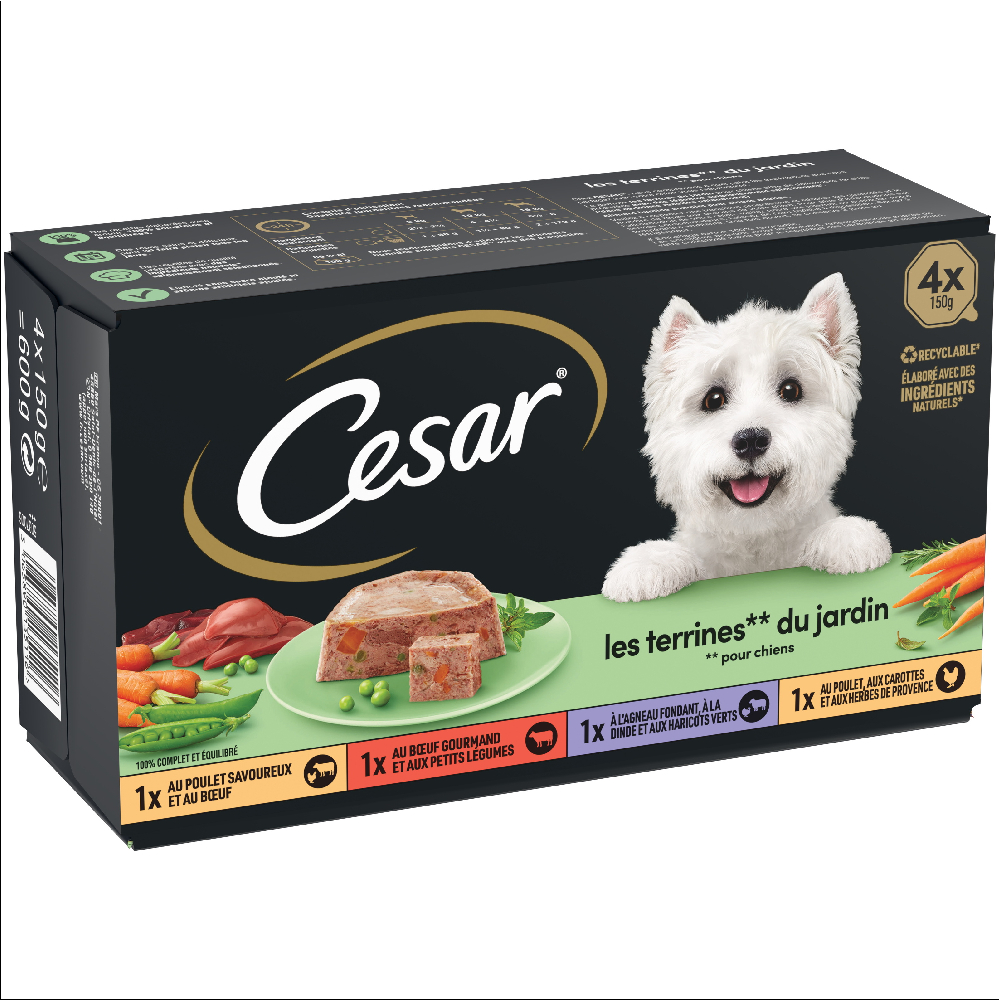 Cesar Classic Selection míchané balení - Garden-Terrine 48 x 150 g
