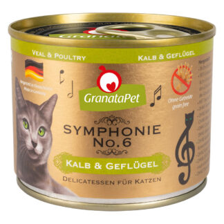 GranataPet Symphonie 12 x 200 g - Telecí a drůbeží