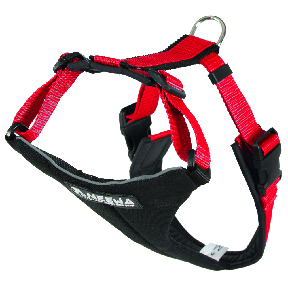 Postroj NEEWA Running Harness červený - S: obvod hrudníku 44 - 74 cm