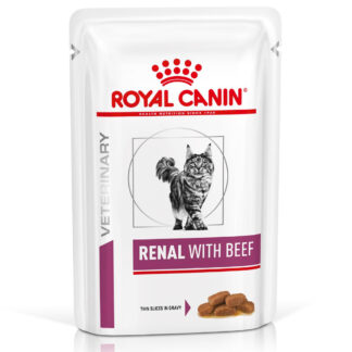 Royal Canin Veterinary Feline Renal - Mix kuře & hovězí 24 x 85 g