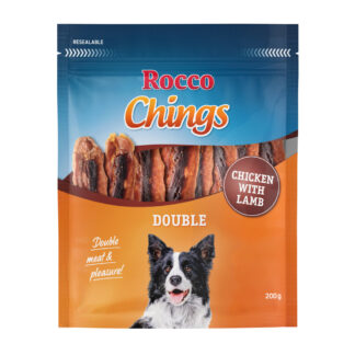 Výhodné balení Rocco Chings Double - Kuřecí & jehněčí 12 x 200g