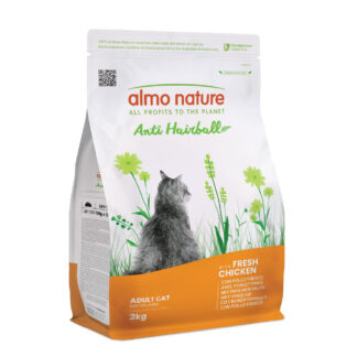 Almo Nature Holistic Anti Hairball Chicken & Rice - Výhodné balení 2 x 2 kg