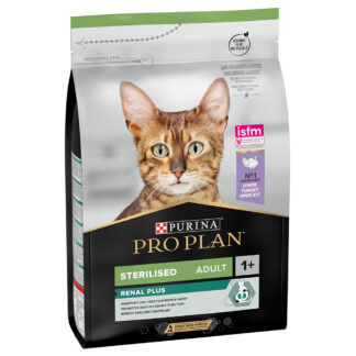 PURINA PRO PLAN Sterilised Adult Renal Plus Turkey - 3 kg