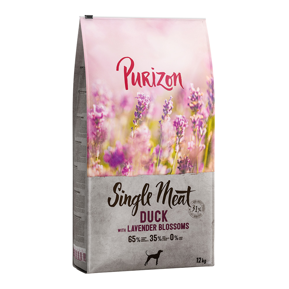 Purizon Single Meat Adult kachna s jablky a levandulí - bez obilovin - 2 x 12 kg