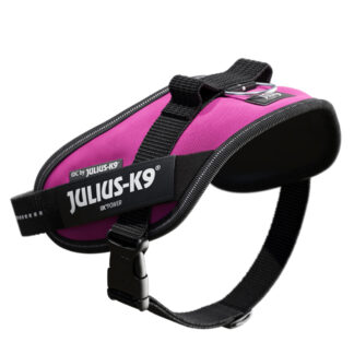 Postroj JULIUS-K9 IDC® Power růžový - vel. S: obvod hrudníku 49 - 67 cm
