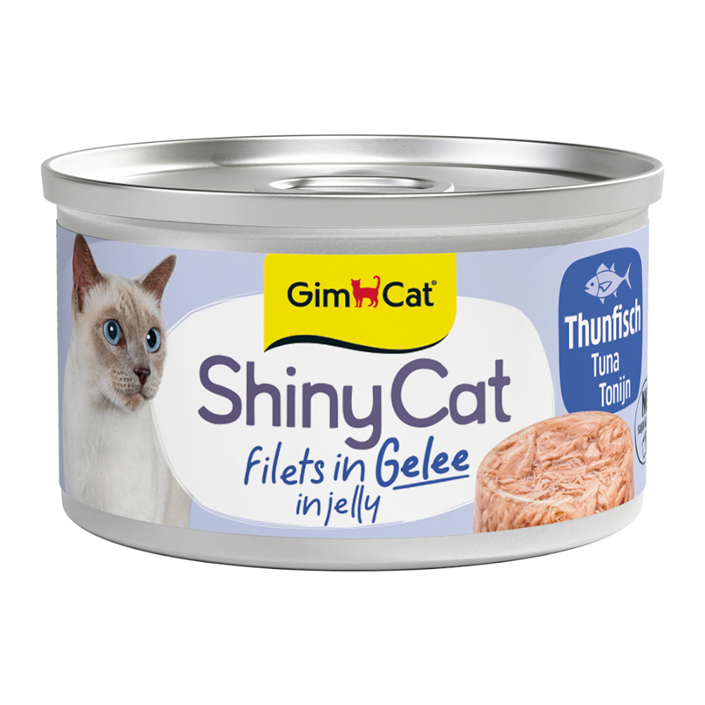 Výhodné balení GimCat ShinyCat Jelly 24 x 70 g - Tuňák