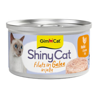Výhodné balení GimCat ShinyCat Jelly 24 x 70 g - Kuře