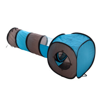 Tunel pro kočky Connect 2 v 1 - 4 sady (4 tunely + 4 kostka)