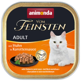 animonda Vom Feinsten Adult NoGrain v omáčce 36 x 100 g - kuřecí v mrkvové omáčce