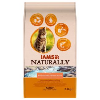 IAMS Naturally Cat Adult Salmon - Výhodné balení: 2 x 2