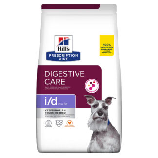 Hill's Prescription Diet i/d Low Fat Digestive Care s kuřecím - výhodné balení: 2 x 12 kg