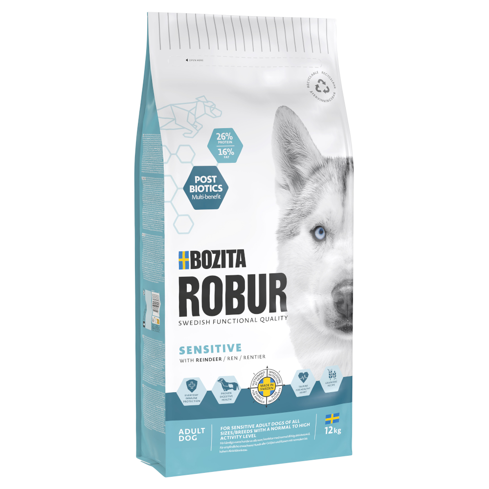 Bozita Robur Sensitive Grain Free sob - Výhodné balení: 2 x 12 kg