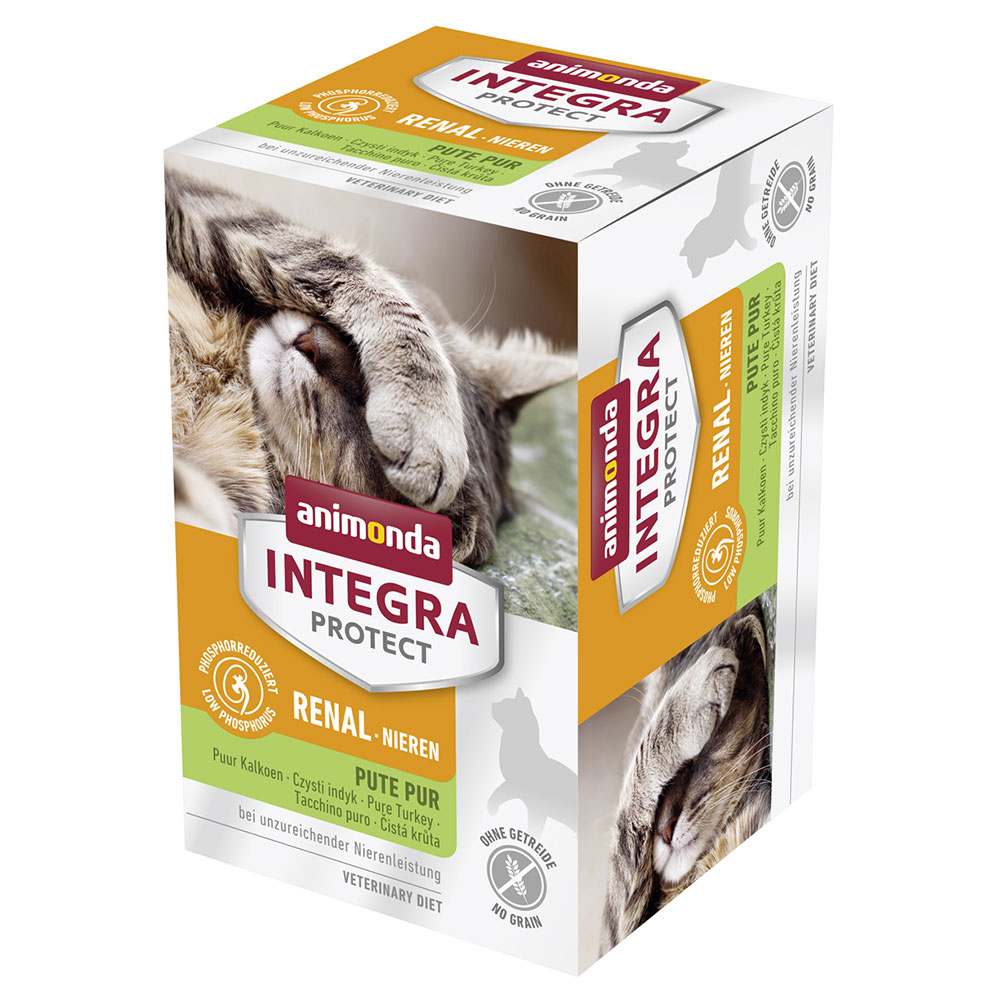 animonda Integra Protect Adult ledviny mističky 24 x 100 g - krůtí
