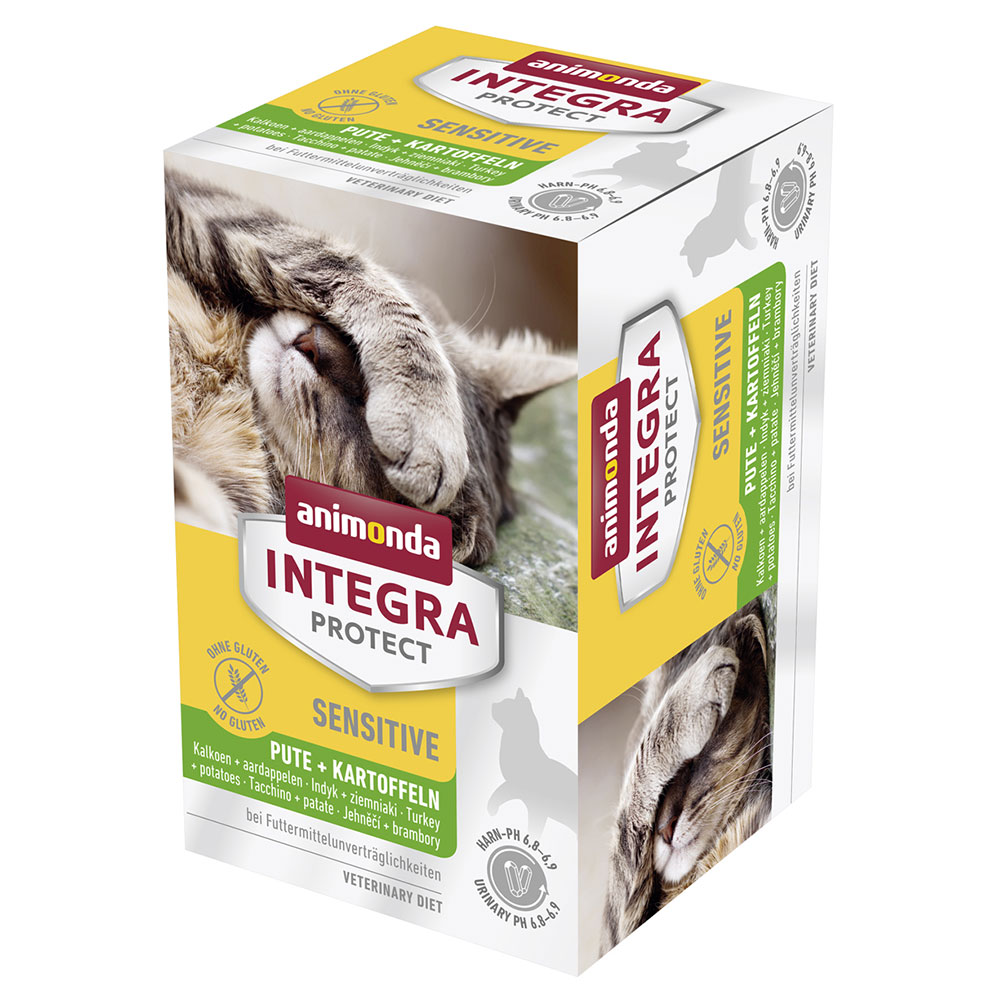 animonda Integra Protect Adult Sensitive mističky 24 x 100 g - Krůtí s brambory