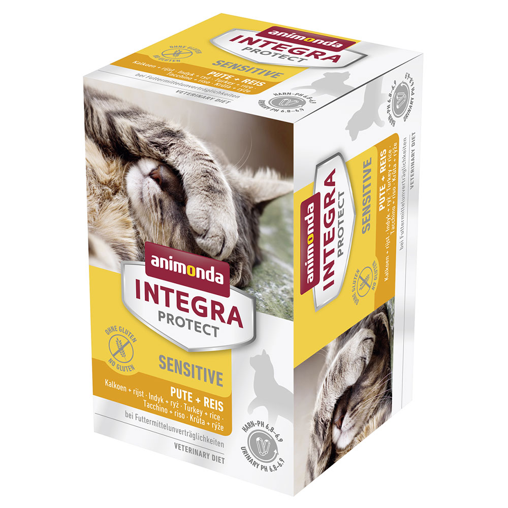 animonda Integra Protect Adult Sensitive mističky 24 x 100 g - Krůtí s rýží
