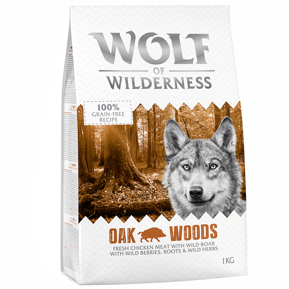 Wolf of Wilderness Adult "Oak Woods" divočák - bez obilovin - 5 kg