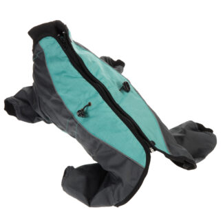 Overal pro psy mentolový - Délka zad 55 cm (velikost 4XL)