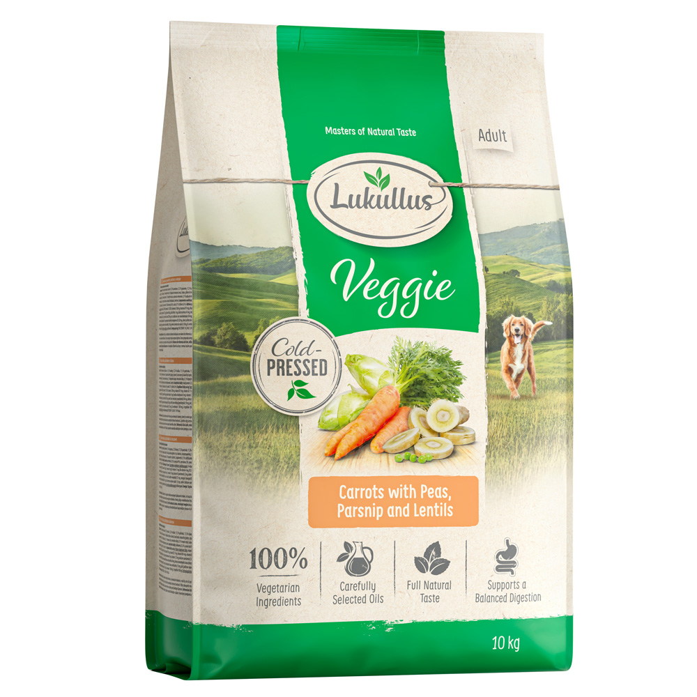 Lukullus Veggie (lisované za studena) - výhodné balení: 2 x 10 kg: nová receptura