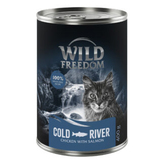 Výhodná balení Wild Freedom Adult 24 x 400 g - Cold River - treska & kuře