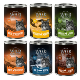 Výhodná balení Wild Freedom Adult 24 x 400 g - Smíšené balení
