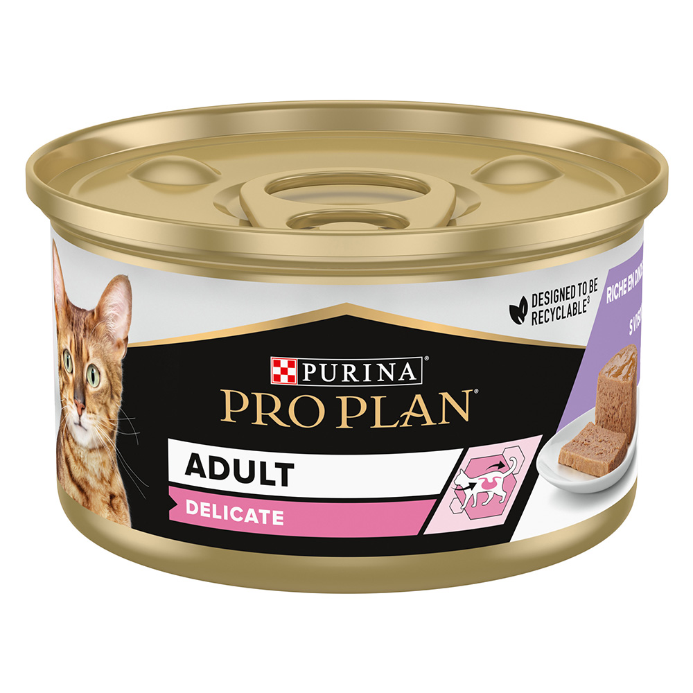 PURINA PRO PLAN Cat Delicate - krocaní 24 ks (24 x 85g)