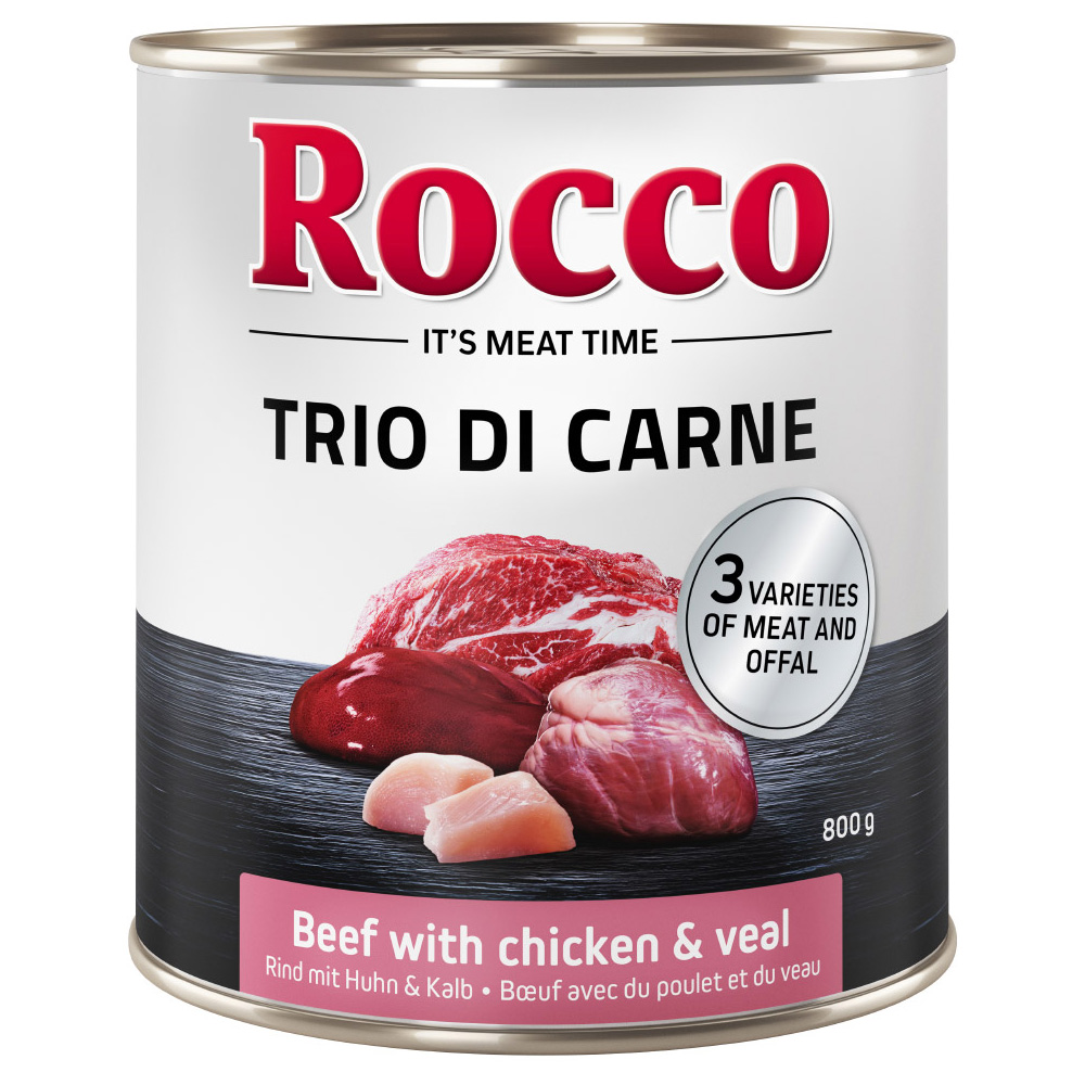 Rocco Classic Trio di Carne - 24 x 800 g - hovězí
