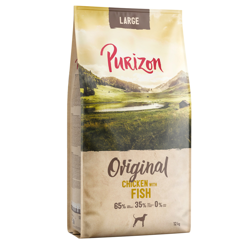 Purizon Large Adult kuře a ryba - bez obilovin - 12 kg NOVINKA