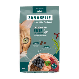 Sanabelle Outdoor s kachnou - 8 kg