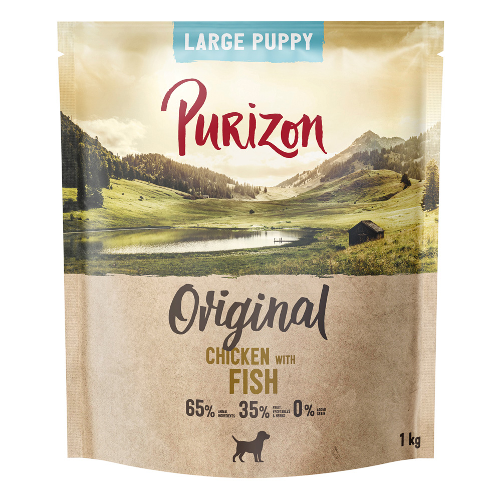 Purizon Large Puppy kuře & ryba - bez obilovin - výhodné balení: 4 x 1 kg NOVINKA