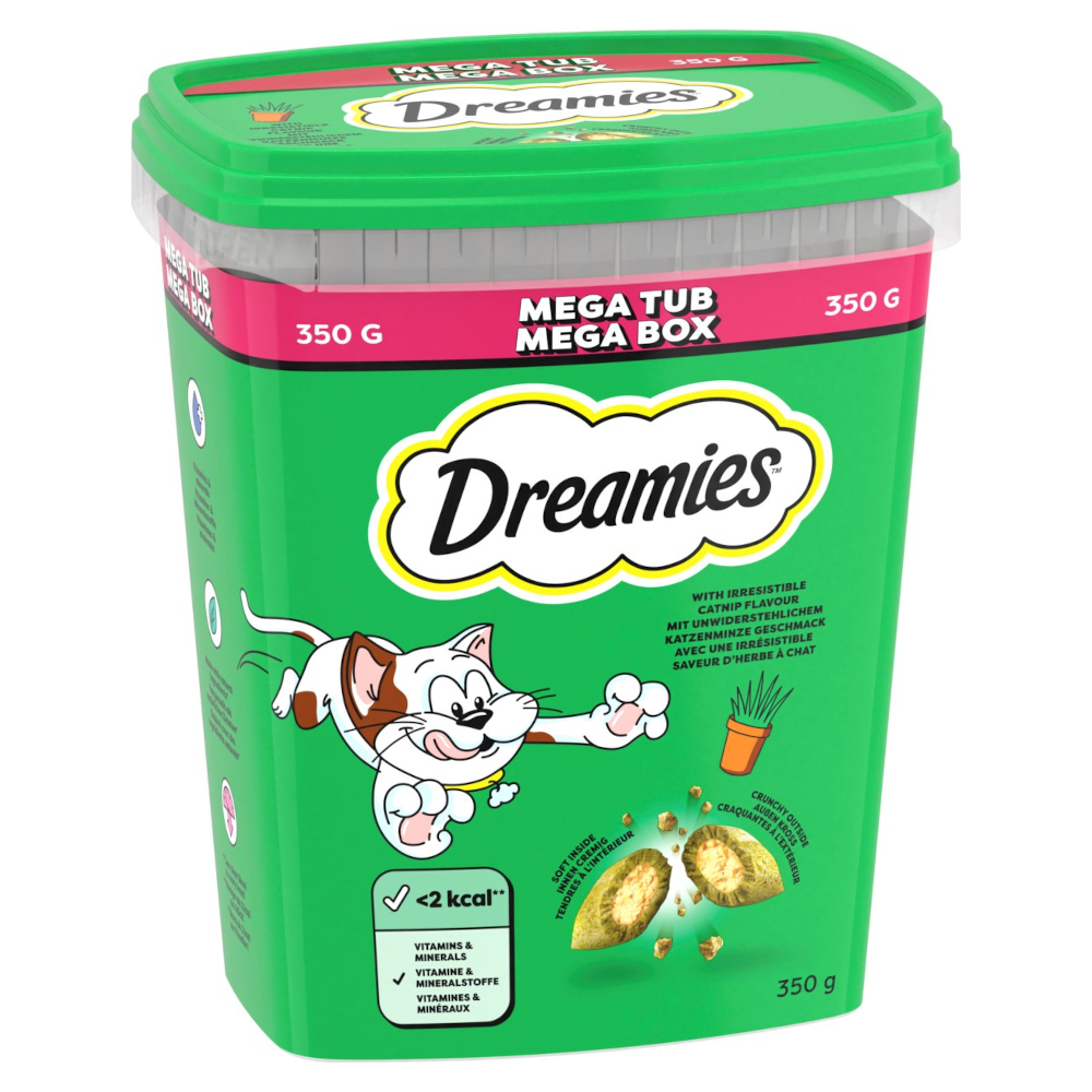 Dreamies megabalení - s catnipem (4 x 350 g)