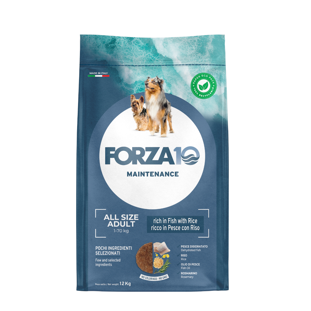 Forza 10 All Breeds Maintenance ryba s rýží - Výhodné balení: 2 x 12 kg