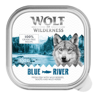 Wolf of Wilderness Adult - Single Protein 6 / 24 x 300 g miska - 24 x 300 g: Blue River - ryby
