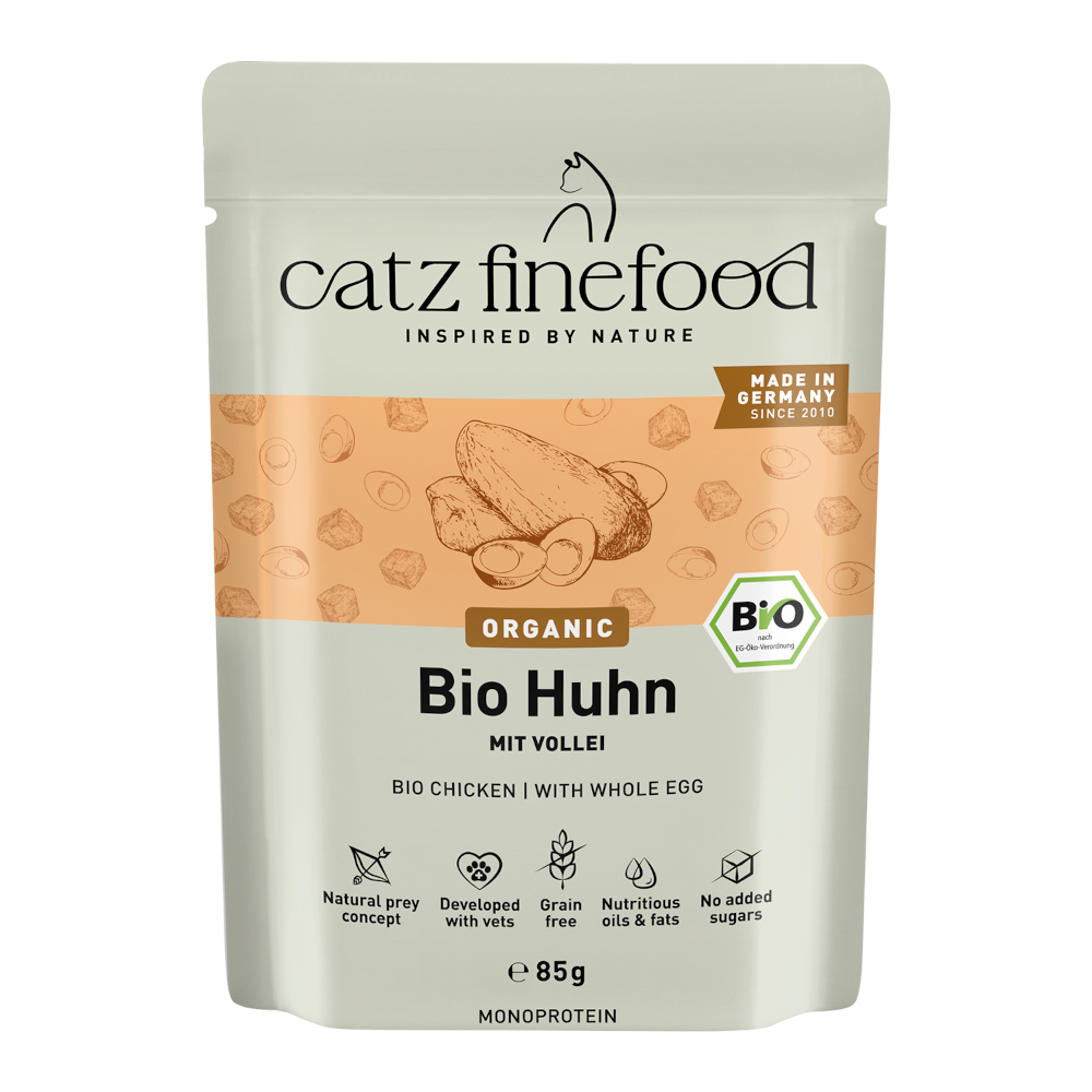 catz finefood Bio 24 x 85 g - No.503 Bio-kuřecí