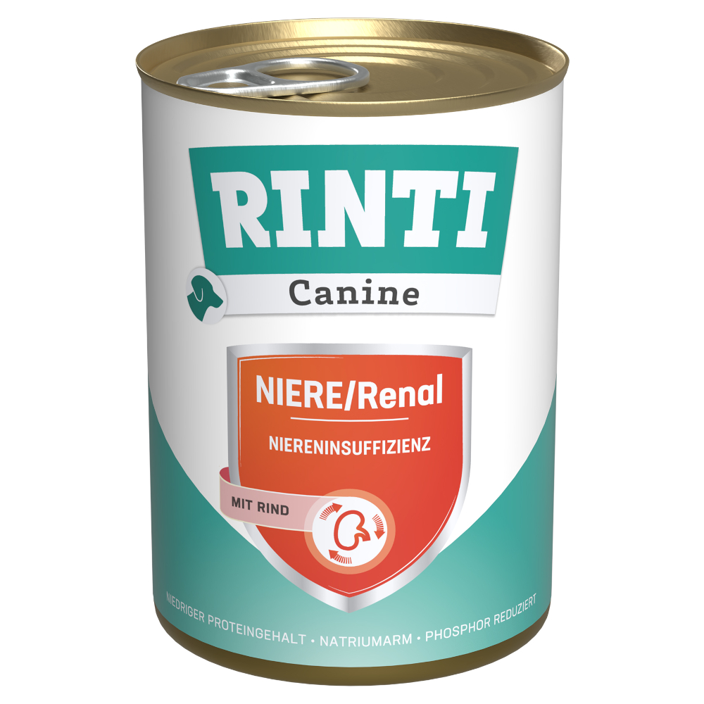 RINTI Canine Niere/Renal s hovězím 400 g - 24 x 400 g