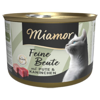 Miamor Feine Beute 24 ks (24 x 185 g) - krůta a králík