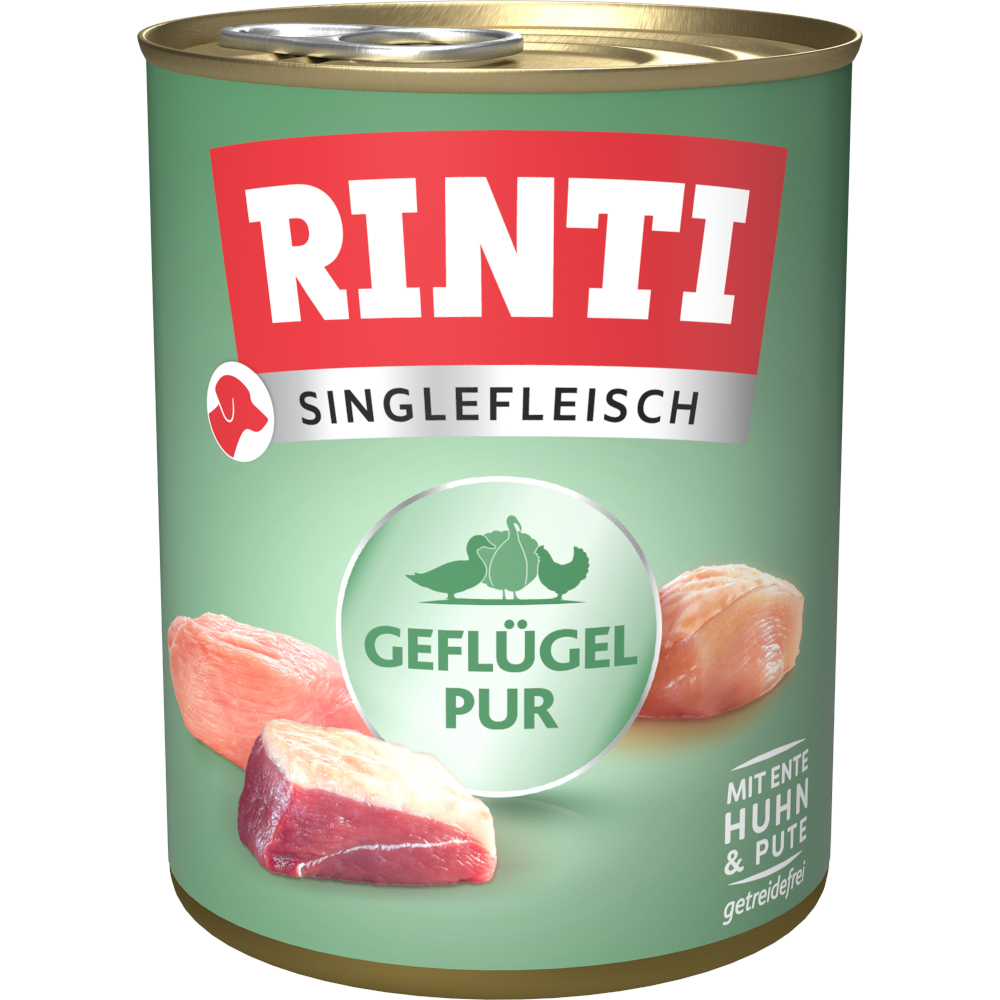 RINTI Singlefleisch 6 x 800 g - drůbeží pur