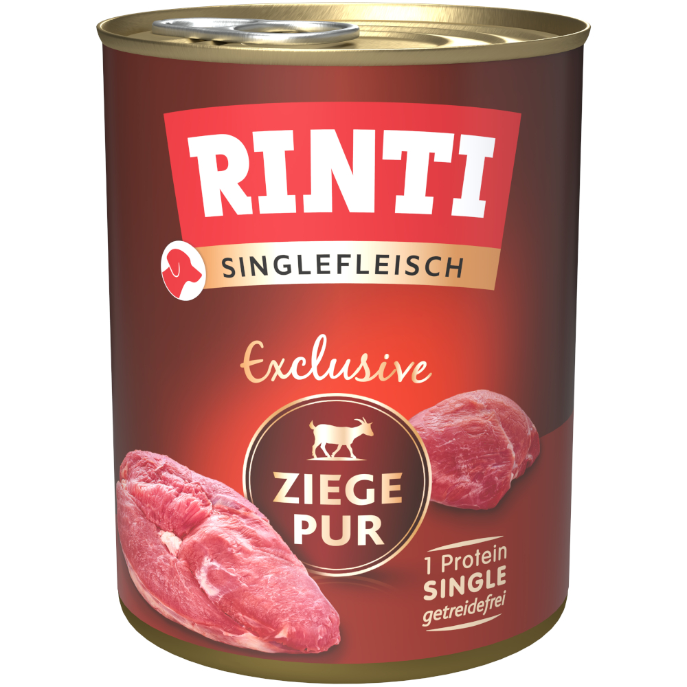 RINTI Singlefleisch Exclusive 24 x 800 g - kozí