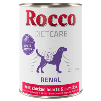 Rocco Diet Care Renal hovězí s kuřecími srdíčky a dýní 400 g - 24 ks (24 x 400 g)