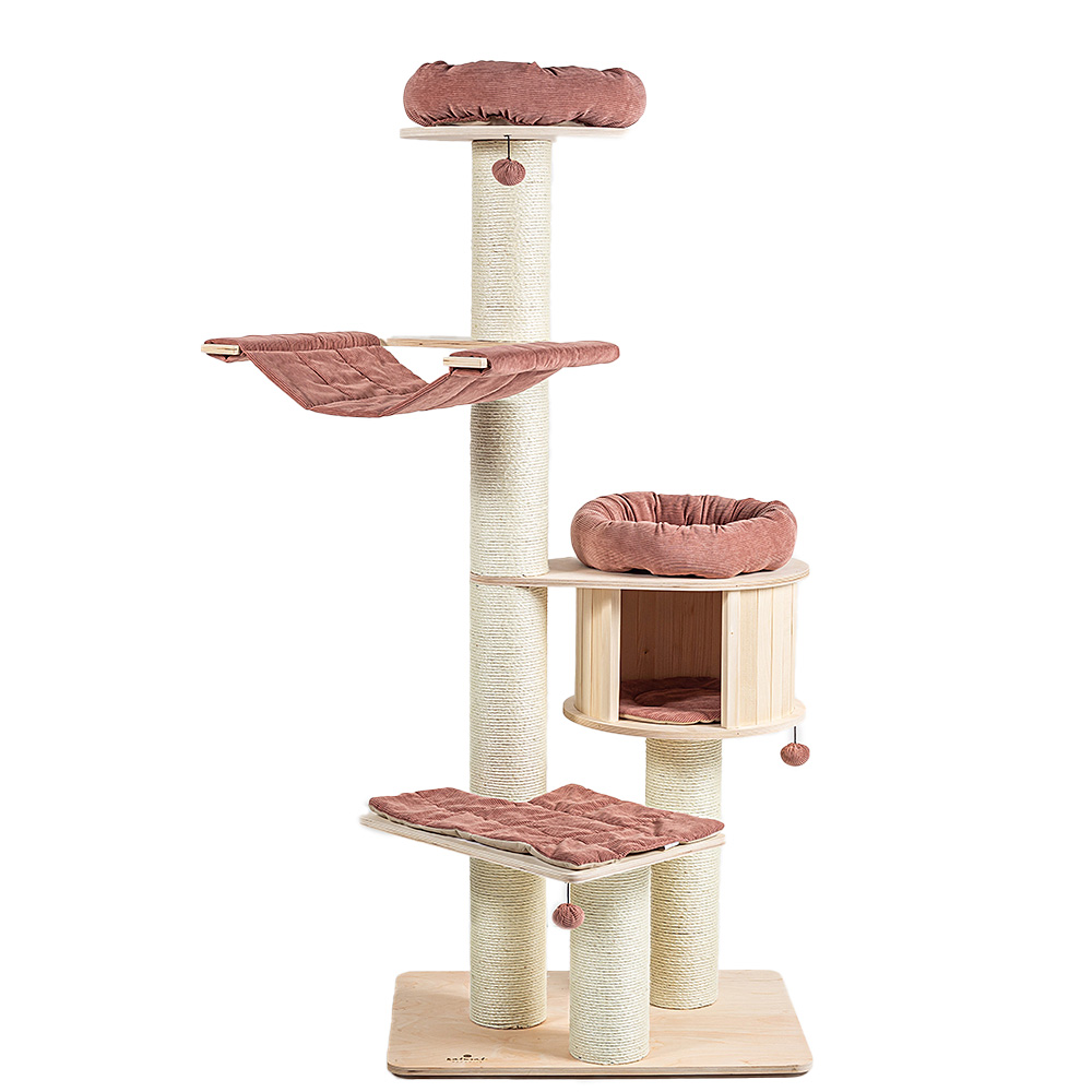 Natural Paradise škrabadlo Magnolia XL Plus - Limitovaná edice: starorůžová