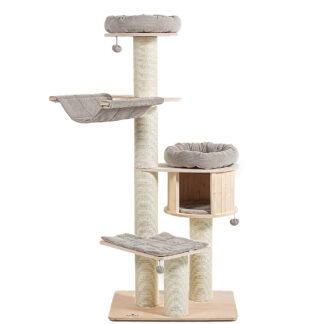 Natural Paradise škrabadlo Magnolia XL Plus - Limitovaná edice: zelenošedá