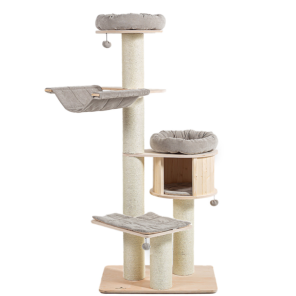 Natural Paradise škrabadlo Magnolia XL Plus - Limitovaná edice: zelenošedá