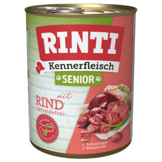 RINTI Kennerfleisch Senior 6 x 800 g / 24 x 800 g - 24 x 800 g hovězí