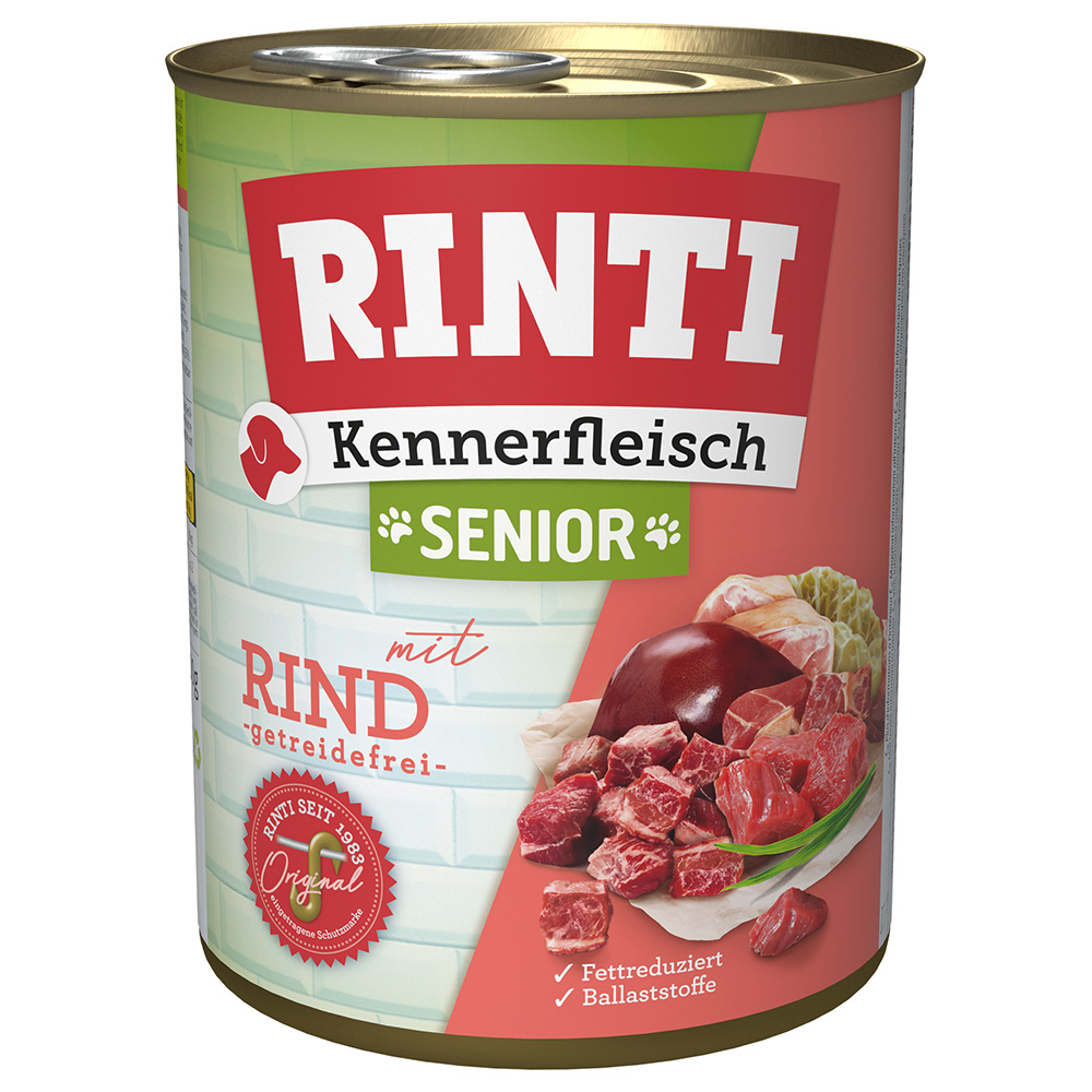 RINTI Kennerfleisch Senior 6 x 800 g / 24 x 800 g - 24 x 800 g hovězí
