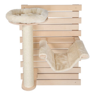 Natural Paradise škrabadlo na stěnu Dahlia - krémové