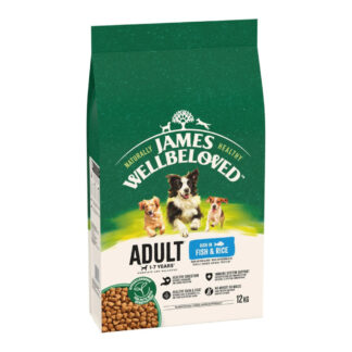 James Wellbeloved Adult Dog Hypoallergenic ryby & rýže - výhodné balení 2 x 12 kg