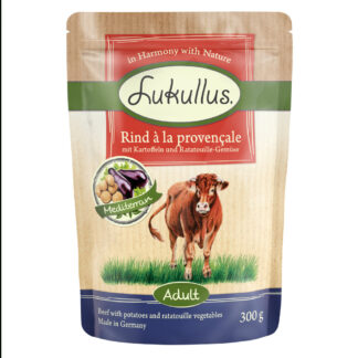 Lukullus Adult bez obilnin 24 x 300 g - hovězí à la Provençale