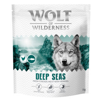 Wolf of Wilderness Adult "Deep Seas" sleď - bez obilovin - Výhodné balení: 4 x 1 kg nová receptura