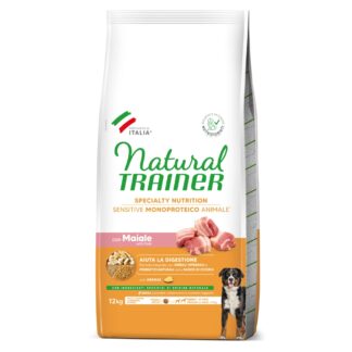 Natural Trainer Sensitive No Gluten Adult Medium/Maxi - vepřové - 2 x 12 kg