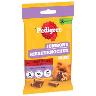 Pedigree Jumbone - hovězí - výhodné balení mini 12 x 160 g (12 x 4 kusy)