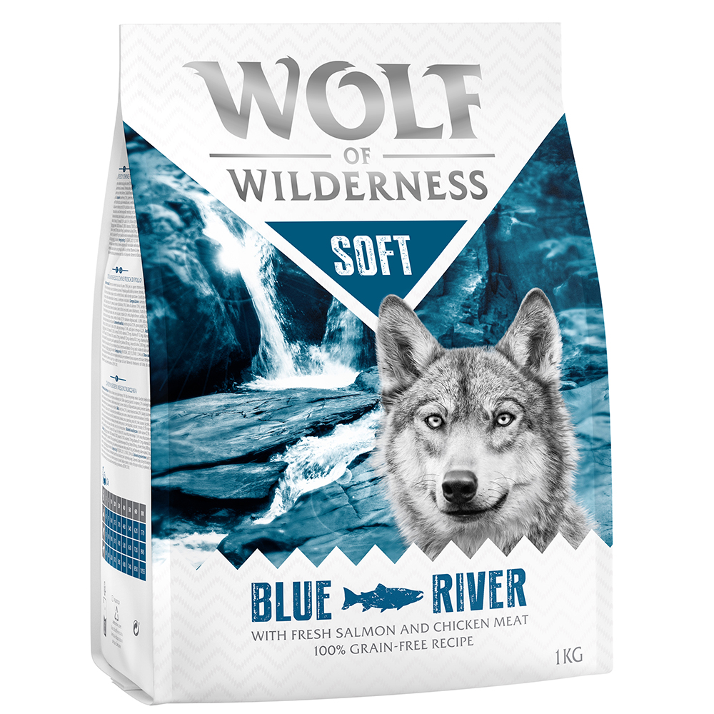 Wolf of Wilderness Adult "Soft - Blue River" - losos a kuře - 5 kg